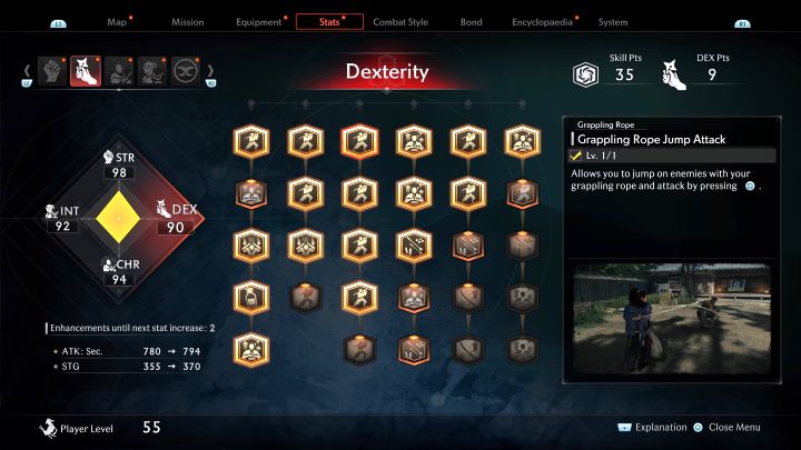 This skill adds new moves when using the Grappling Rope in combat - Rise of the Ronin: Best skills - Rise of the Ronin: Basics - Rise of the Ronin Guide