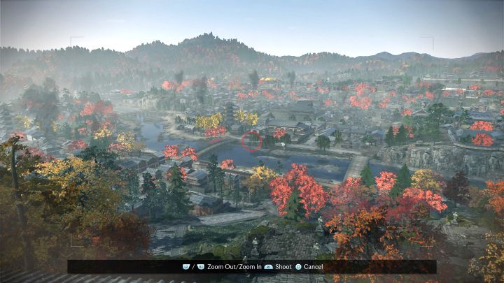 Standing on the roof, photograph the Kyoto skyline - a part of the city you can see by looking to the west from the temple - Rise of the Ronin: All photographies in the Kyoto region - Rise of the Ronin: Secrets and Collectibles - Rise of the Ronin Guide