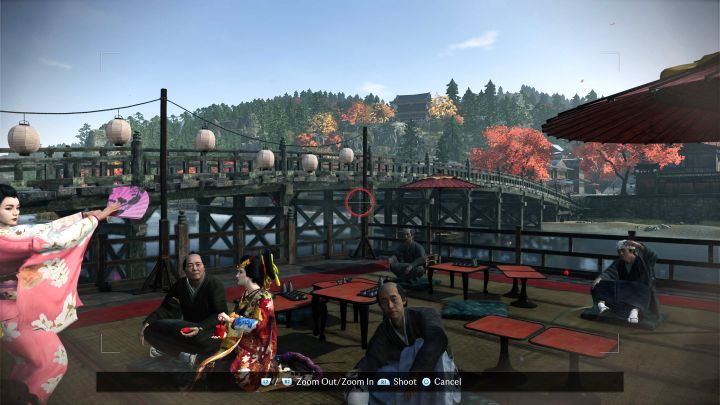 You must photograph the titular terrace with civilians watching the show along with a bridge over the river visible in the background - Rise of the Ronin: All photographies in the Kyoto region - Rise of the Ronin: Secrets and Collectibles - Rise of the Ronin Guide