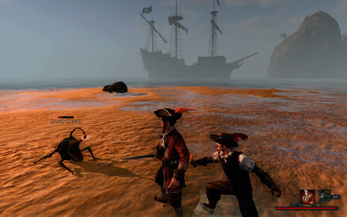 The journey won't go without trouble. - Treasure Cave - The Isle of Thieves - Quests - Risen 2: Dark Waters - Game Guide and Walkthrough