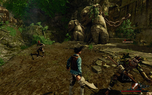 The battle with the Natives is no trifle - have backup! - The Warriors in Front of the Temple! - The Sword Coast - Quests - Risen 2: Dark Waters - Game Guide and Walkthrough