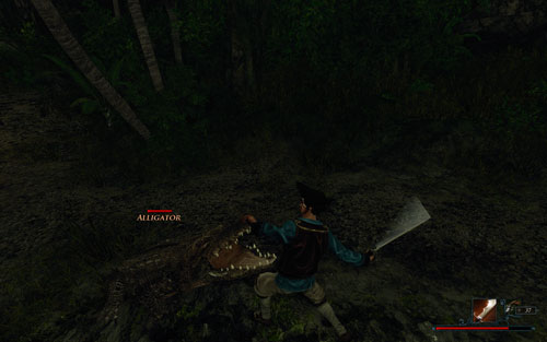 Direct combat isn't a good idea - try the shotgun. - A Dangerous Beast - The Sword Coast - Quests - Risen 2: Dark Waters - Game Guide and Walkthrough