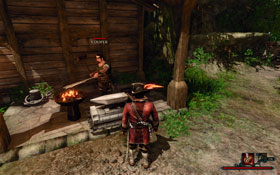 Cooper [#6] - the blacksmith who can be found in front of the Inquisition's garrison in Puerto Isabella - The Sword Coast - Trainers - Risen 2: Dark Waters - Game Guide and Walkthrough