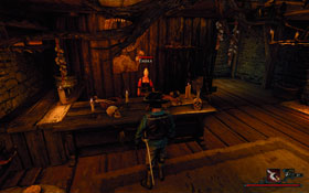 Emma [#2] - the witch of the port city, who lives in one of the smaller cottages - Antigua - Traders - Risen 2: Dark Waters - Game Guide and Walkthrough