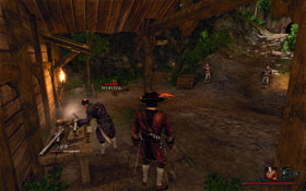 Webster [#5] - the good-natured pistol maker will gladly sell you some ammunition and some of his own products - The Sword Coast - Traders - Risen 2: Dark Waters - Game Guide and Walkthrough