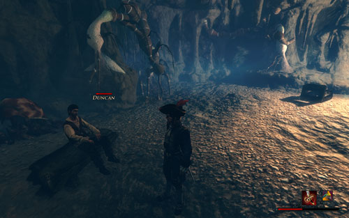 For a terrified prisoner, Duncan seems to be doing just fine. - The Missing Fisherman - Antigua - Quests - Risen 2: Dark Waters - Game Guide and Walkthrough