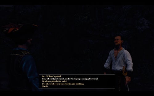 The task is difficult, so you'll probably be shooting until very late into the night. - Wilson's Pistol - Antigua - Quests - Risen 2: Dark Waters - Game Guide and Walkthrough