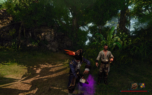 It's funny that no one reacts to using magic right next to him. - The Butch Puppet - Antigua - Quests - Risen 2: Dark Waters - Game Guide and Walkthrough