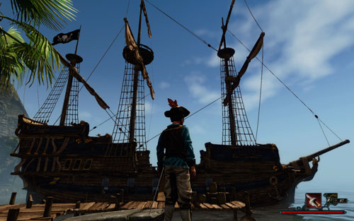 It's big, so it puts a smile on the face. - The Cunning Captain - The Sword Coast - Quests - Risen 2: Dark Waters - Game Guide and Walkthrough