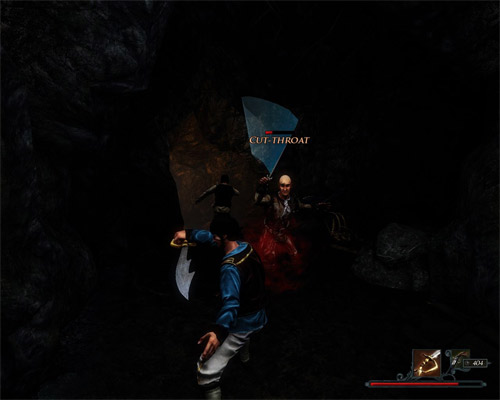 It pays to defeat the enemies on your own, without Sancho's help. - Three Cut-throats - The Sword Coast - Quests - Risen 2: Dark Waters - Game Guide and Walkthrough