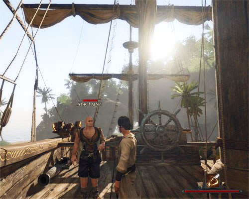 MacLaine will tell you about the chest below the deck. - A Difficult Chest - Tacarigua - Quests - Risen 2: Dark Waters - Game Guide and Walkthrough