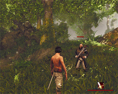 Osorio is waiting for the meat from Thompkins. - Meat for the Cook - Tacarigua - Quests - Risen 2: Dark Waters - Game Guide and Walkthrough