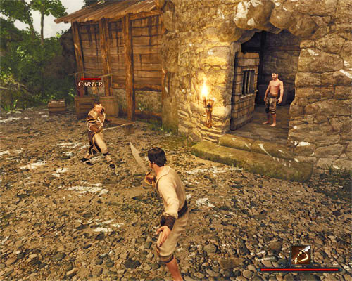 Fighting Carter is inevitable. Largo will be watching you. - Freeing Largo - Tacarigua - Quests - Risen 2: Dark Waters - Game Guide and Walkthrough