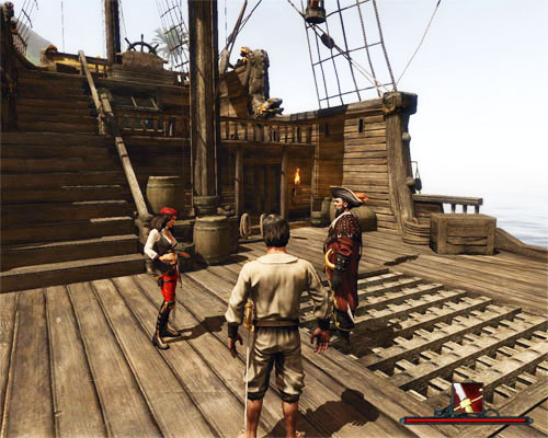 The price of meeting Steelbeard is saying goodbye to Patty. The girl stops accompanying you. - Find Steelbeard - Tacarigua - Quests - Risen 2: Dark Waters - Game Guide and Walkthrough