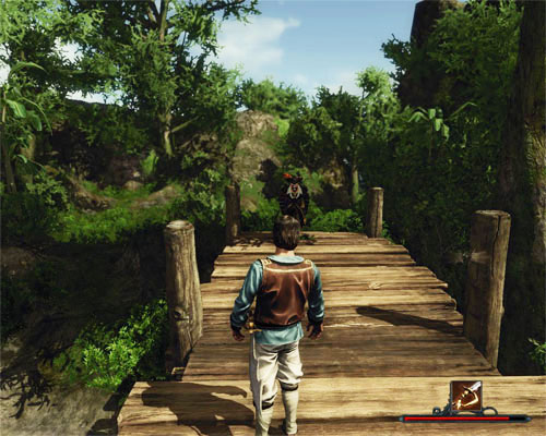 In this quest, it's Captain Steelbeard who chooses which way to go. - Crow's Ship - The Sword Coast - Quests - Risen 2: Dark Waters - Game Guide and Walkthrough