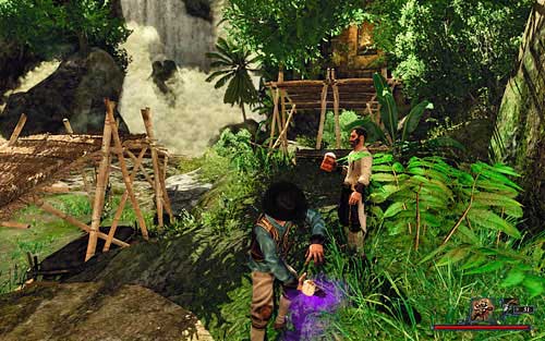 Help from the Natives is pure magic. - The Titan Weapon - The Sword Coast - Quests - Risen 2: Dark Waters - Game Guide and Walkthrough