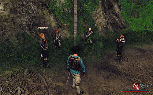 Four against all. - The Titan Weapon - The Sword Coast - Quests - Risen 2: Dark Waters - Game Guide and Walkthrough