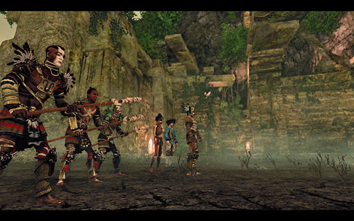 By siding with the Natives you can save the Chieftain's life. - Chanis Plan - The Sword Coast - Quests - Risen 2: Dark Waters - Game Guide and Walkthrough