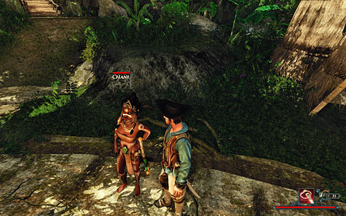 Simply hand the idol to the priestess. - The Hidden Idol - The Sword Coast - Quests - Risen 2: Dark Waters - Game Guide and Walkthrough