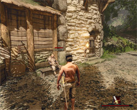 Carter [#3] - the Puerto Sacarico prison guard, who sits on a bench outside the building all the time - Tacarigua - Traders - Risen 2: Dark Waters - Game Guide and Walkthrough