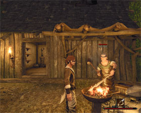 Stone [#8] - can be found outside the smithy in the east part of the pirates' settlement - Tacarigua - Traders - Risen 2: Dark Waters - Game Guide and Walkthrough