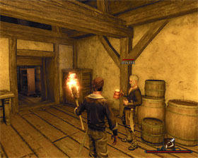 Alister [#1] - the primary resident of the second floor of Booze's tavern, where the distillery is - Tacarigua - Trainers - Risen 2: Dark Waters - Game Guide and Walkthrough