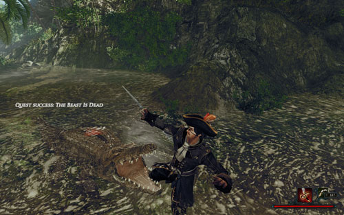 Since Captain Hook, no pirate has a tendency to like alligators. - The Beast Is Dead - Maracai Bay - Quests - Risen 2: Dark Waters - Game Guide and Walkthrough