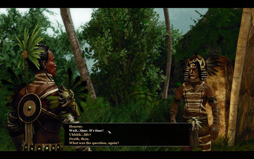 In every cRPG game there is a puzzle with time as the answer. - Datu's Second Question - Maracai Bay - Quests - Risen 2: Dark Waters - Game Guide and Walkthrough