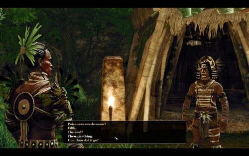 It's like having a conversation with Nietzsche. - Datu's Third Question - Maracai Bay - Quests - Risen 2: Dark Waters - Game Guide and Walkthrough