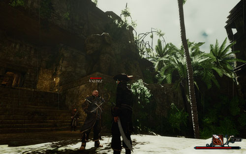 If you uncover Corrientes' identity, you won't be able to complete his quests! - Garcia's Masquerade Uncovered - Maracai Bay - Quests - Risen 2: Dark Waters - Game Guide and Walkthrough