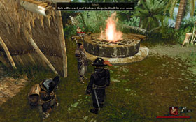 Egas [#4] - met in the Natives' village where he guards Corrientes's hut - Maracai Bay - Trainers - Risen 2: Dark Waters - Game Guide and Walkthrough