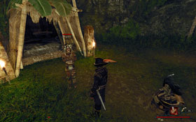 Datu [#6] - the chieftain of the Natives can train you in the voodoo arts, provided you've learned the basics on the Sword Coast (see: Chani, Daughter of the Chieftain) - Maracai Bay - Trainers - Risen 2: Dark Waters - Game Guide and Walkthrough