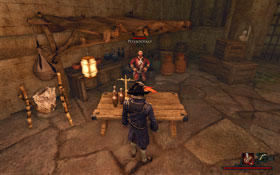 Possodino [#1] - a rich merchant found in the upper part of the city - Caldera II - Traders - Risen 2: Dark Waters - Game Guide and Walkthrough