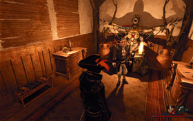 Di Silva [#4] - the mysterious man is on the floor of the hotel in the upper part of the city - Caldera II - Traders - Risen 2: Dark Waters - Game Guide and Walkthrough