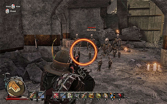 Eliminate the monsters in the ruins - A Powerful Spell - Main Quests - Calador - Risen 3: Titan Lords - Game Guide and Walkthrough