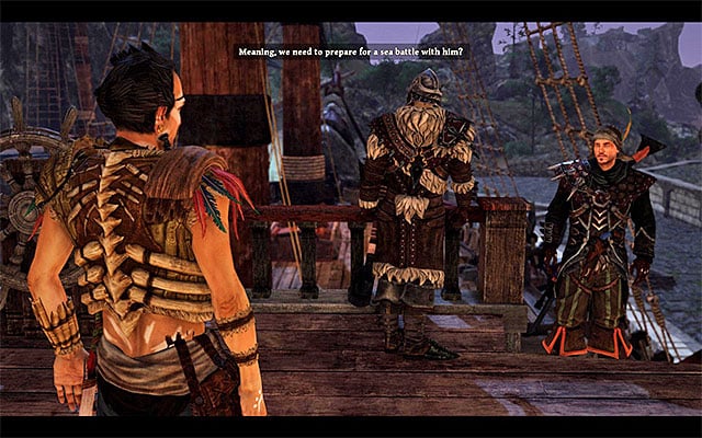 Bones warns you of the actions of the Inquisition - Sea Battle Against Sebastiano - Other quests - Risen 3: Titan Lords - Game Guide and Walkthrough