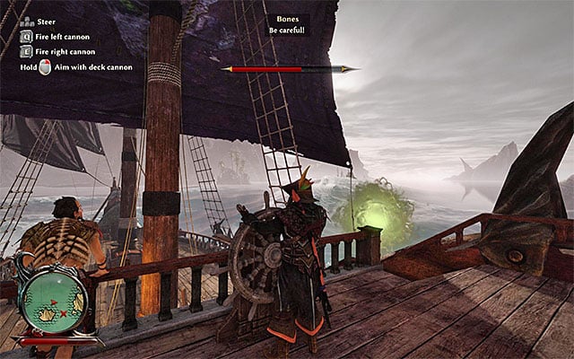 Remember to avoid the green projectiles - Terror from the Deep - Other quests - Risen 3: Titan Lords - Game Guide and Walkthrough