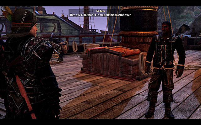 Accost Saddec on a regular basis - I Spy, With My Little Eye... - Crew quests - Risen 3: Titan Lords - Game Guide and Walkthrough