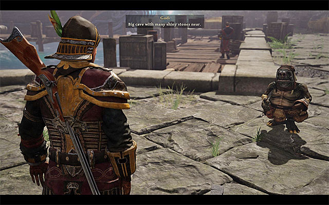 Gadi will tell you about the new cave with the crystals. - New Allies - Main Quests - Taranis - Risen 3: Titan Lords - Game Guide and Walkthrough