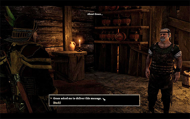 Deliver to Wilson a message from Grace - Message for Wilson - Side Quests - Calador - Risen 3: Titan Lords - Game Guide and Walkthrough