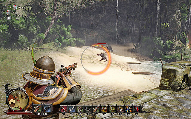 Monsters are on a small beach - Chaos in Harbour Town - Main Quests - Antigua - Risen 3: Titan Lords - Game Guide and Walkthrough