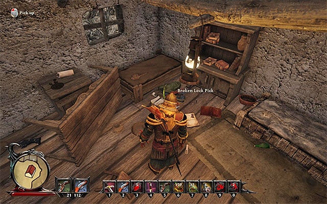 Search the insides of the hut. - Calador - Legendary items - Risen 3: Titan Lords - Game Guide and Walkthrough