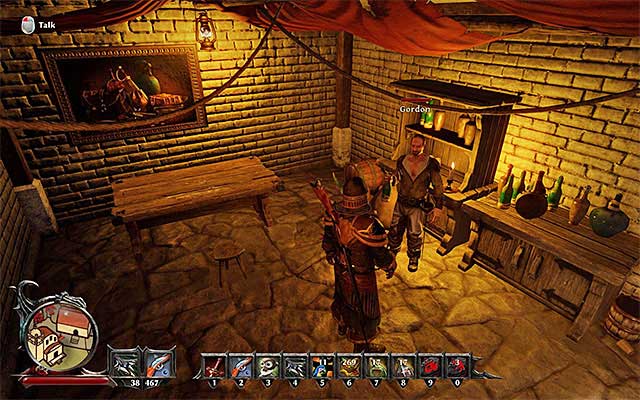 You will have to win a drinking mini-game in order to get the goods. - Taranis - Legendary items - Risen 3: Titan Lords - Game Guide and Walkthrough