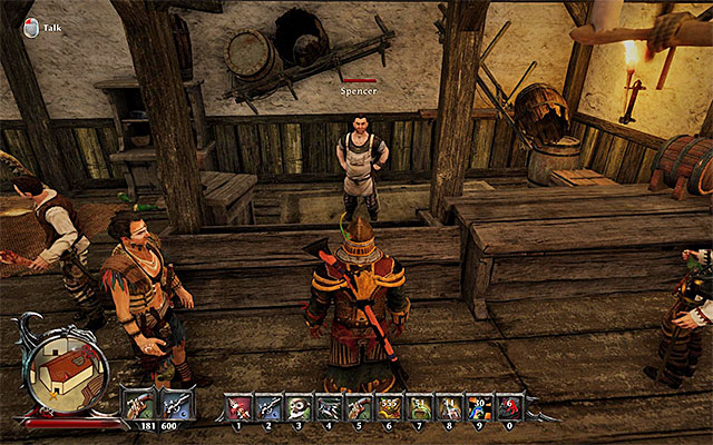 Spencer is a bartender from a local tavern - Lost at the Eastern Beach - Side Quests - Antigua - Risen 3: Titan Lords - Game Guide and Walkthrough