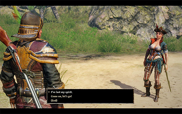 You can invite Patty for joint journeys, but you can only do that after you have access to your own ship. - Sign Patty On - Crew quests - Risen 3: Titan Lords - Game Guide and Walkthrough