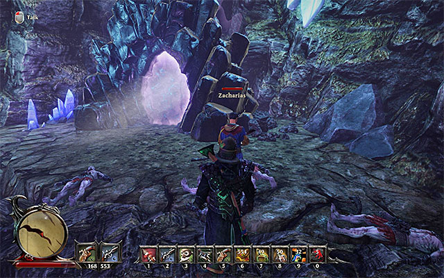 The portal is in the cave where you can find Zacharias - The Realm of the Shadows - Other quests - Risen 3: Titan Lords - Game Guide and Walkthrough