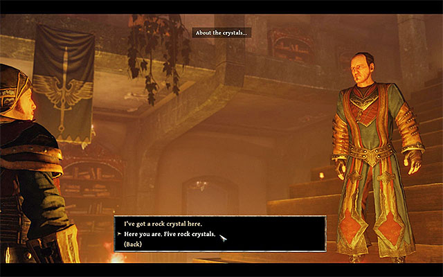 You can deliver Rock Crystals to Faruco - Rock Crystal for the Mages - Crew quests - Risen 3: Titan Lords - Game Guide and Walkthrough