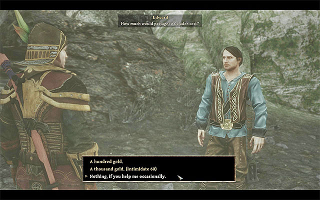 First you need to help Edward with killing few monsters - Sign Edward On - Crew quests - Risen 3: Titan Lords - Game Guide and Walkthrough