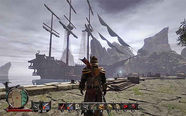 Neron commands the ship of the Crystal Mages - Pirate Alliance - Main Quests - Taranis - Risen 3: Titan Lords - Game Guide and Walkthrough