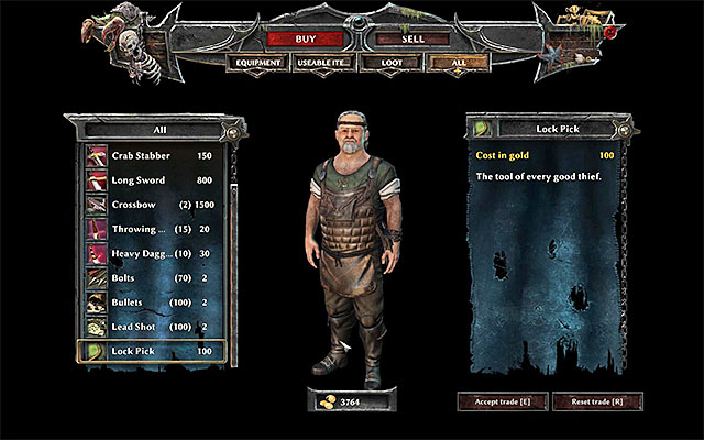 You should buy the lock pick as soon as possible. - What to spend money on? - Risen 3: Titan Lords - Game Guide and Walkthrough